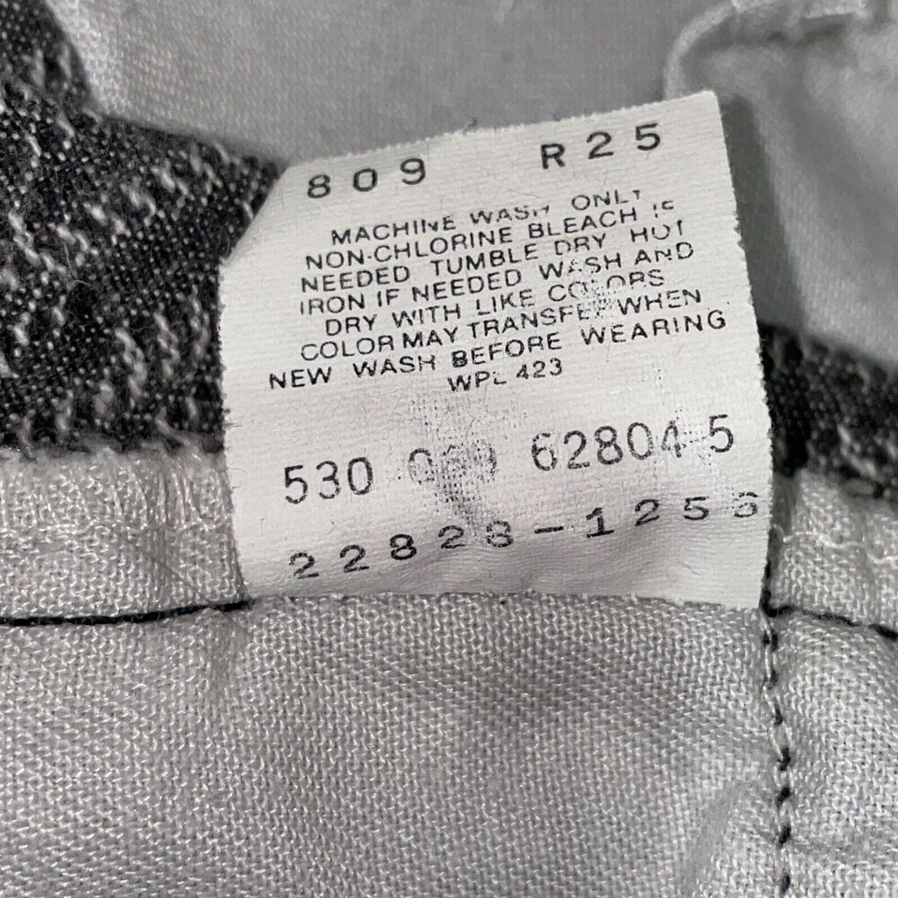 Vintage Levi’s Silver Tab 80’s Acid Wash Tapered Gray W34 L30 - Picture 8 of 8